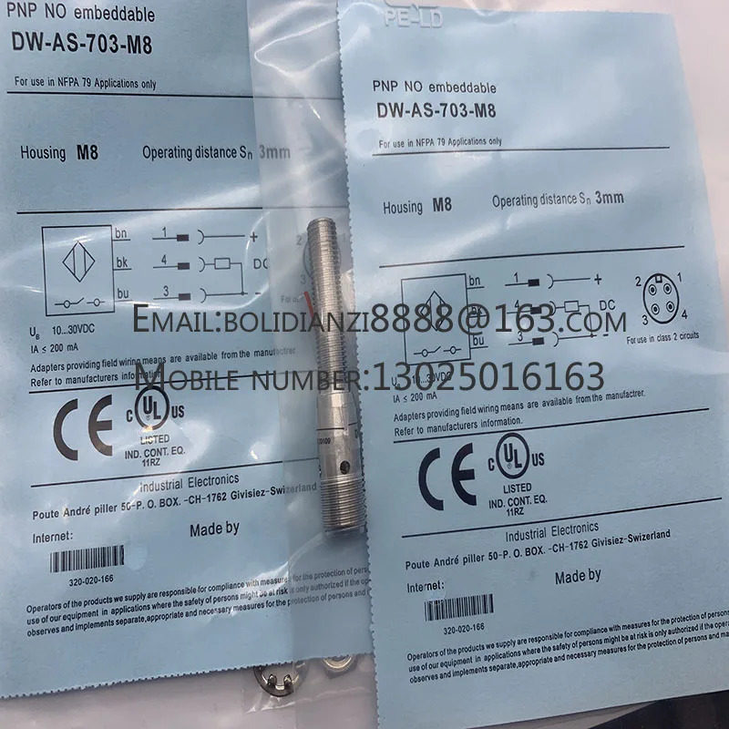 DW-AS-701-M8 DW-AS-702-M8 DW-AS-703-M8 DW-AS-704-M8 DW-AS-501-P12-621 DW-AS-703-M12-697 오리지널 센서