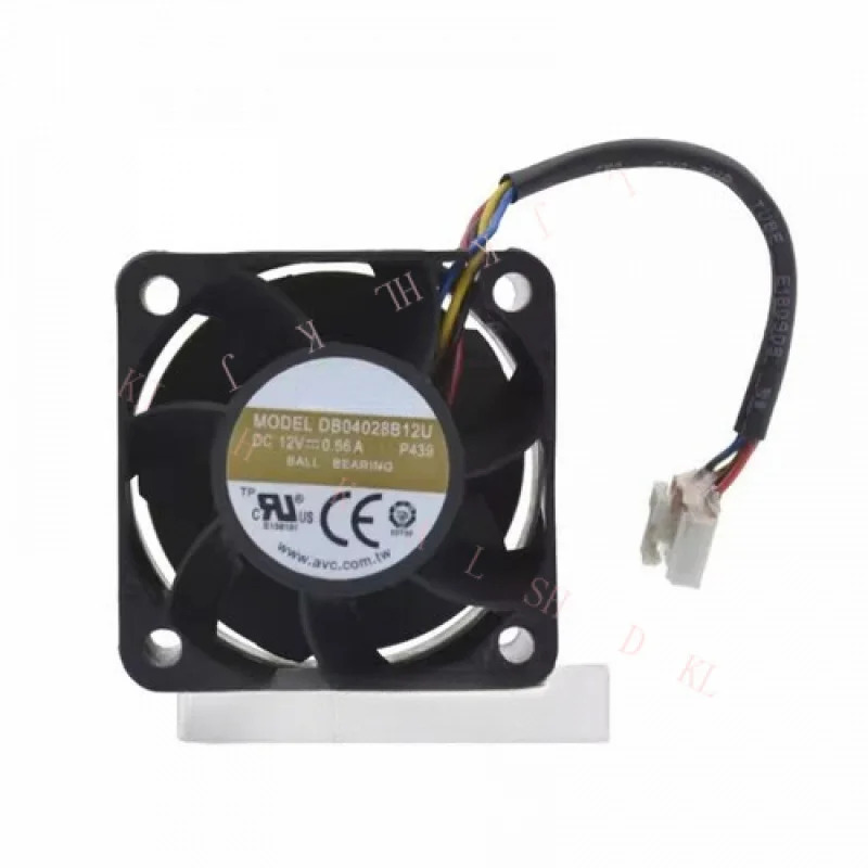 N FOR C DB04028B12U 4028 DC12V 0.66A 4선 PWM 서버 냉각팬