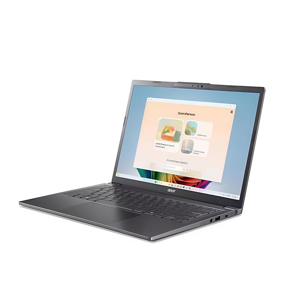 acer Aspire 노트북, 14인치 WUXGA 16GB 인텔 윈도우 5-226V, 8코어, 11 TWE LPDDR5X 홈, RAM, 패드 웹캠, PCIE 512GB IPS SS - 상세 이미지 2