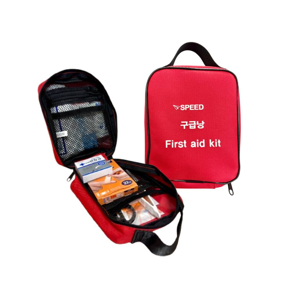 (10종) 가정용 응급처치키트 FIRSTAIDKIT 구급가방 휴대용 구급낭 구급상자 세트 - 상세 이미지 4