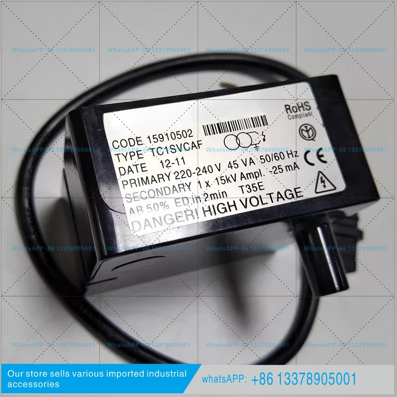 점화 변압기 1 x 15KV Liya Road Burner 고전압 패키지 RS34/RS44