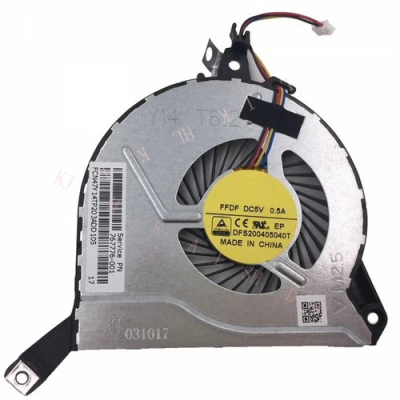 N DC5V 0.5A 노트북 냉각팬 쿨러 DFS200405040T 767776-001용
