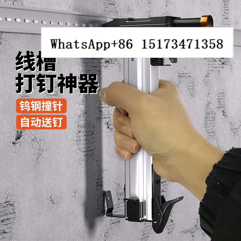 프로가 선택 인어트 ST18 수동 철못 와이어 슬롯 목재 보드 기계