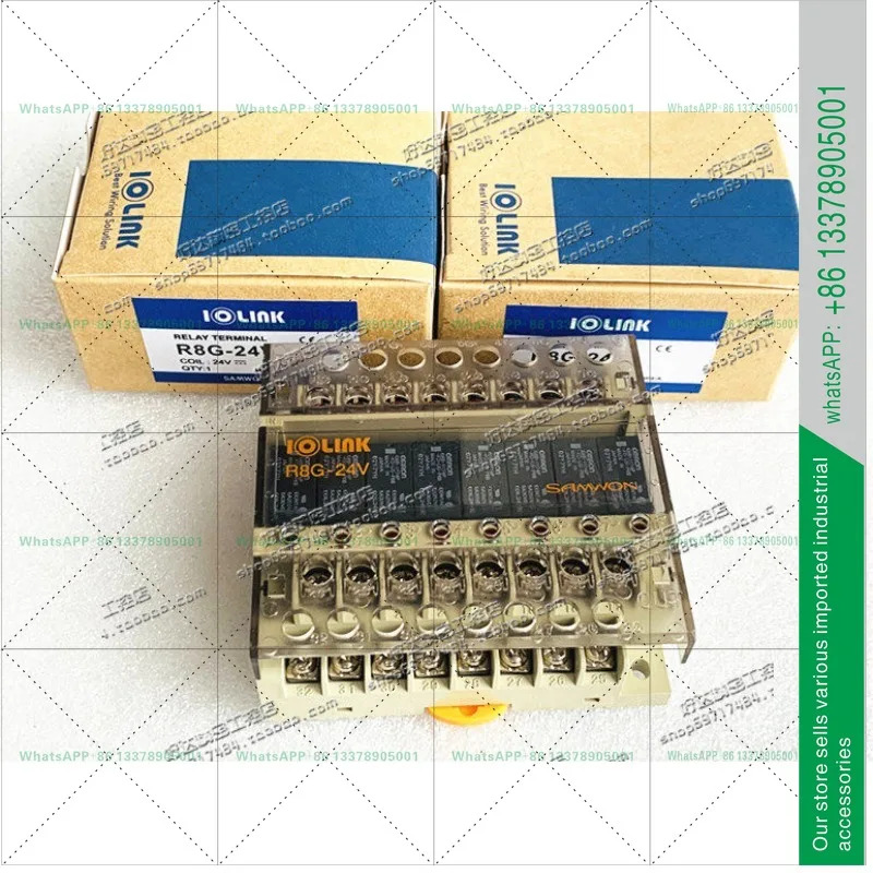 오리지널 3상 릴레이 모듈 R8G-24V R8T-24V 24VDC R8T-YC