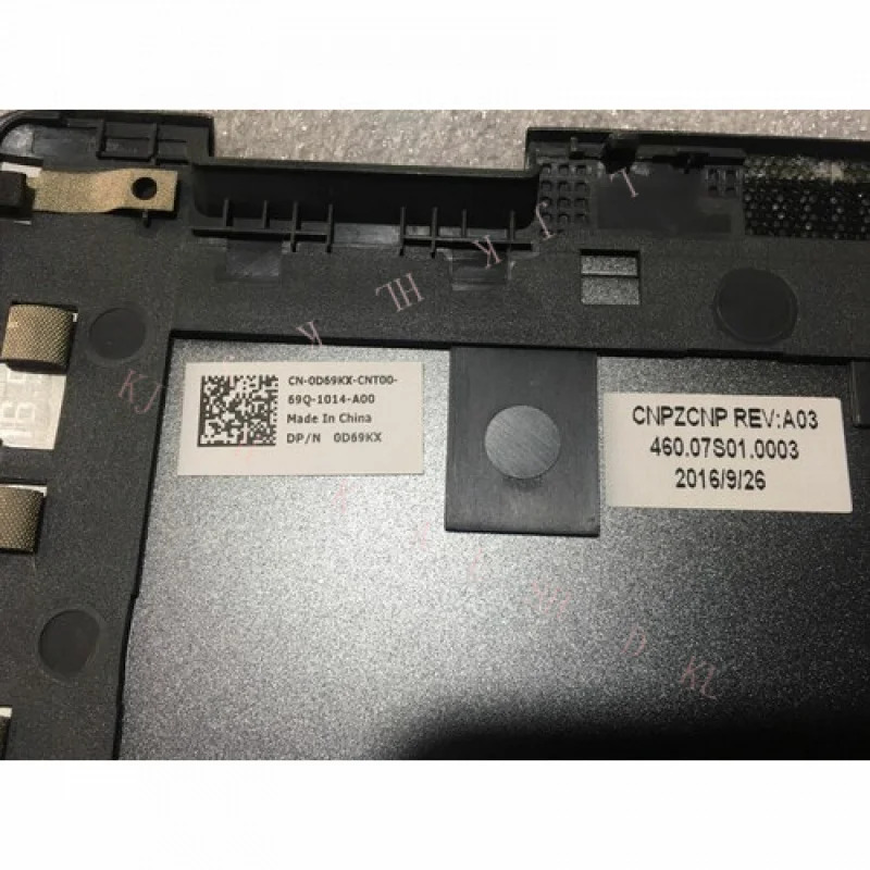 델 인스피론 1F 7368 7378 하단 베이스 케이스 커버 D69KX 0D69KX새