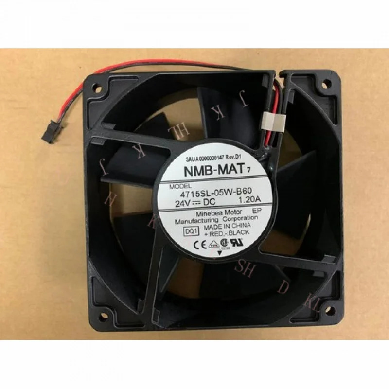 NMB 4715SL-05W-B60 DC 24V 1.20A IP55 방수 인버터 팬 120x38MM