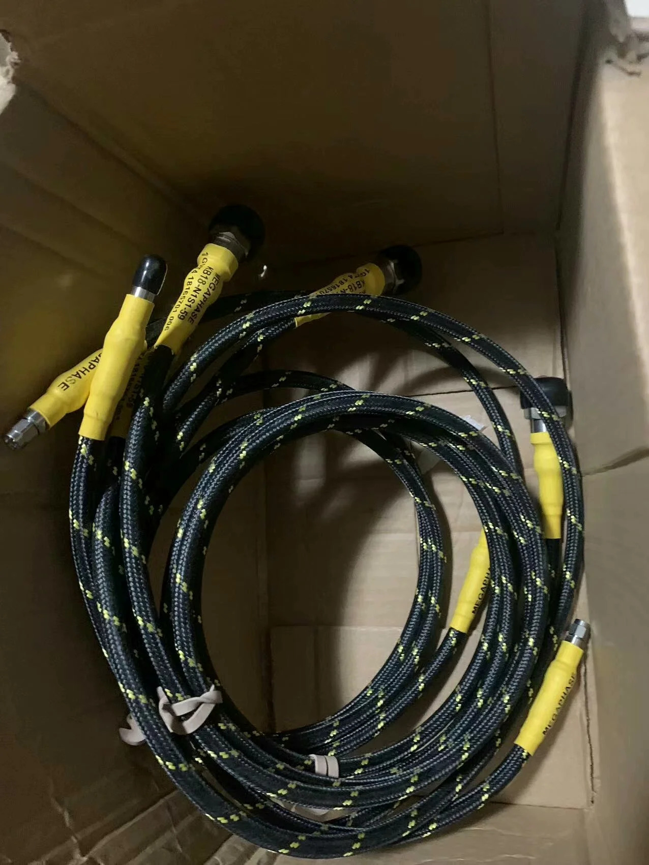 Megaphhase KB18 18G 150CM SMA-JJ SMA 수-SMA 수 리퍼 라리퍼 케이블 RF 마이크로파