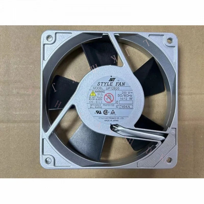 볼 베어링 팬 200V50/60Hz 120x120x25mm 14/12W 모델 UP12B20 스타일