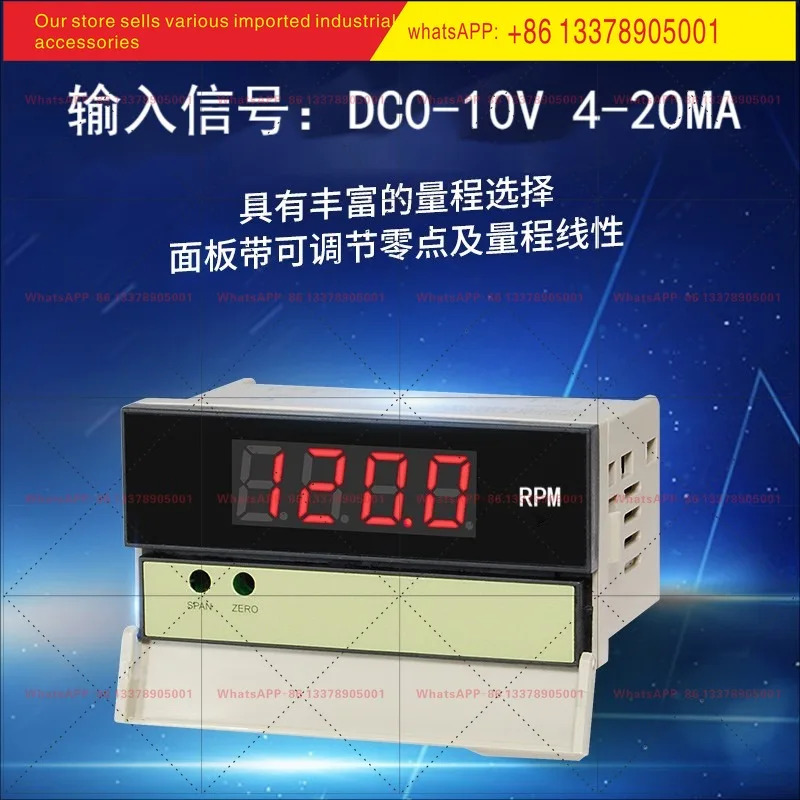 TOKYDK8A-SVA 디지털 디스플레이 10V 인버터 주파수 DP3-DV10 모터 20MA 속도계