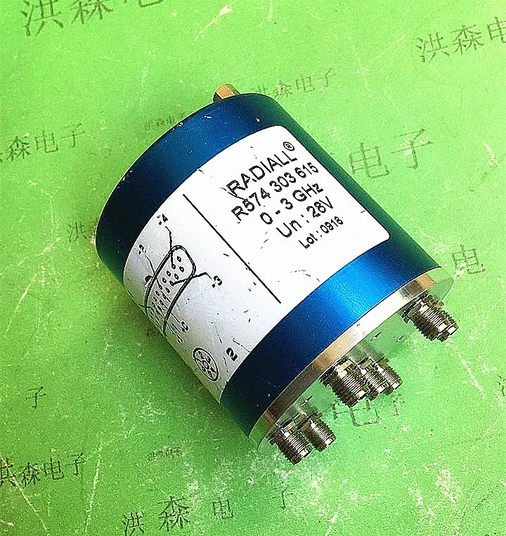 래디얼 R 574303615  0-3GHz 28V RF SP6T SMA 마이크로파 동축 스위치