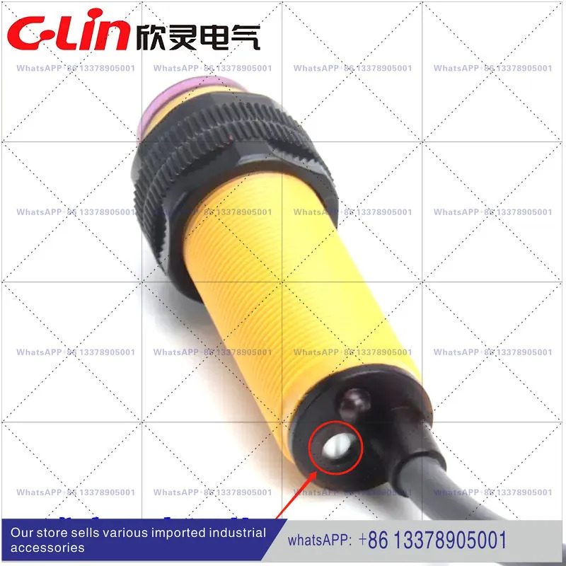 Xinling 확산 반사 광전스위치 E3F-DS30C1/C2/C4/B1/B2/A1/A2 센서 30CM 조정 가능