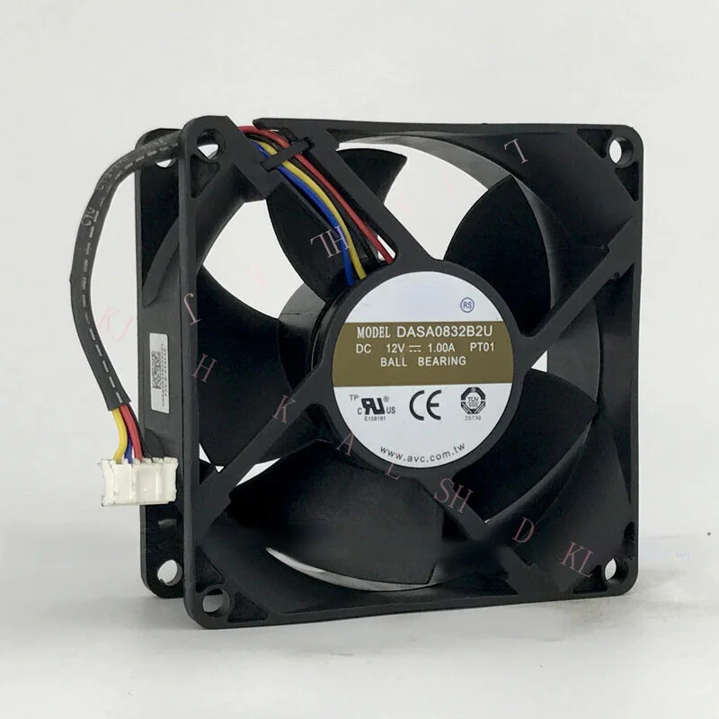 NN for C DASA0832B2U 8032 12V 1.0A 8cm 4선 PWM 고풍량 냉각팬 F23