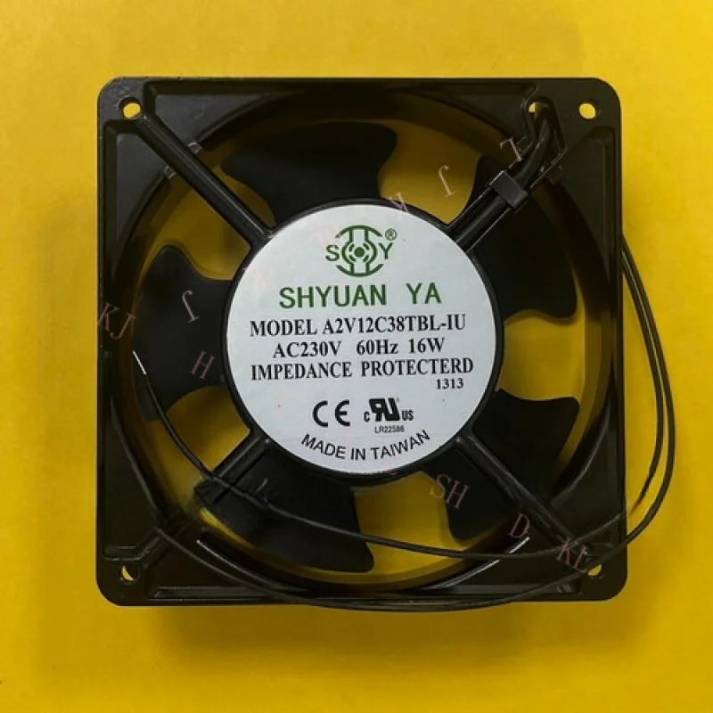 N FOR SHYUAN YA A2V12C38TBL-IU 12038 AC230V 16W 12CM 금속 냉각팬