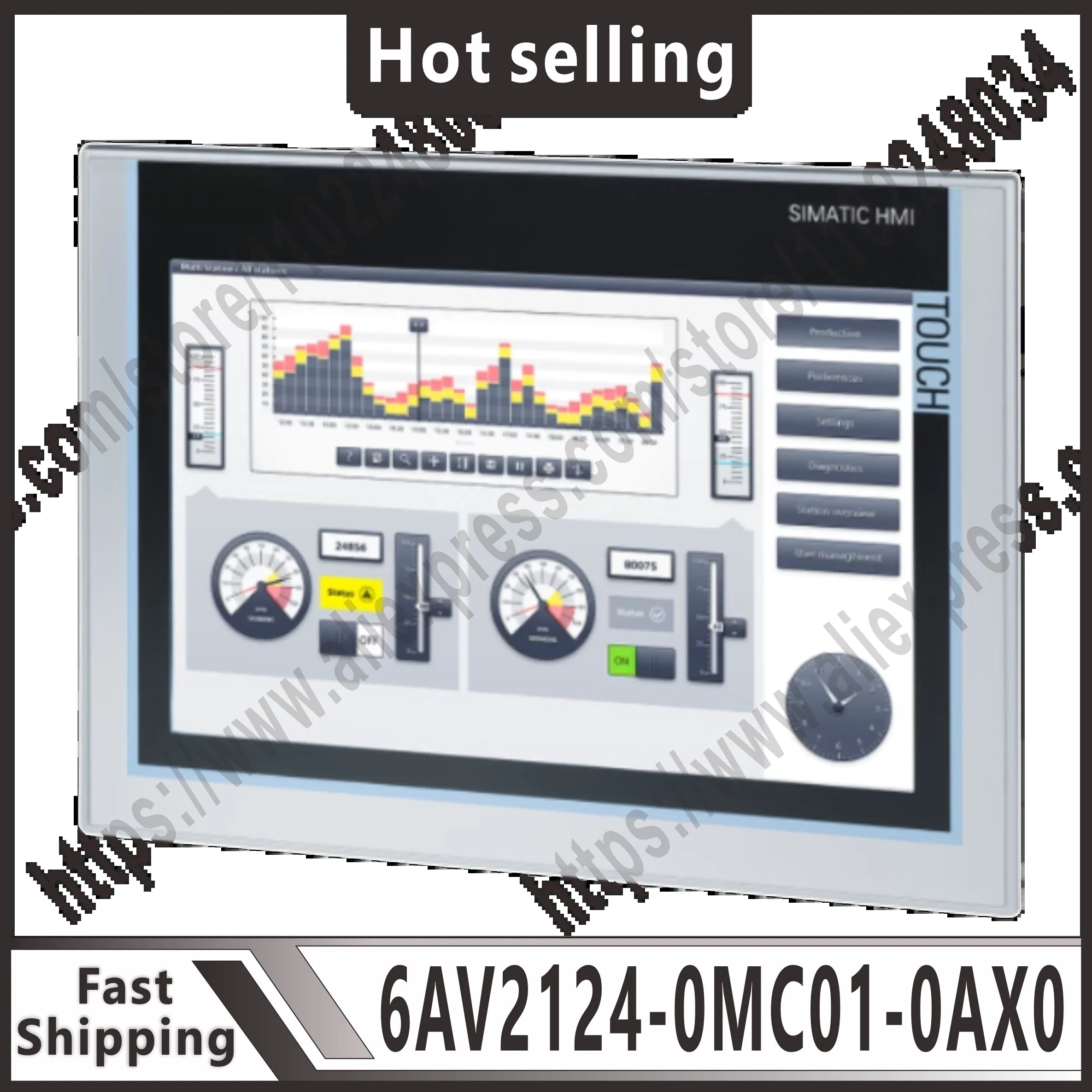 62124-0MC01-0AX0 6ES7515-2AM02-0AB0 터치 스크린 지능형 패널