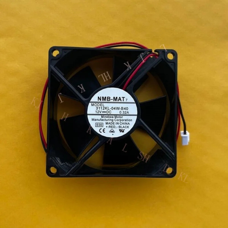 N FOR NMB 3112KL-04W-B40 12V 0.32A 8032 2선식 냉각팬