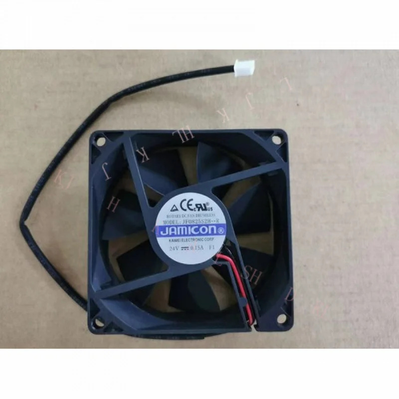 Jcon JF0825S2H 서버 사각 팬N 브러시리스 DC 24V 0.15A 80x80x25mm 2핀