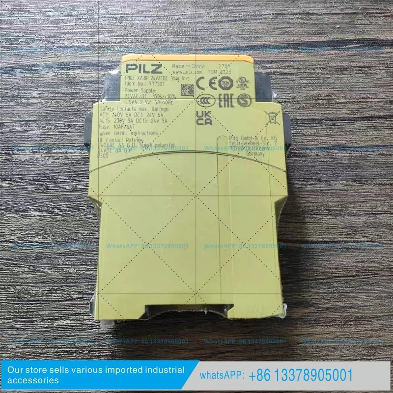 오리지널 Pilz 777301 안전 릴레이 PNOZ X2.8P 24VDC
