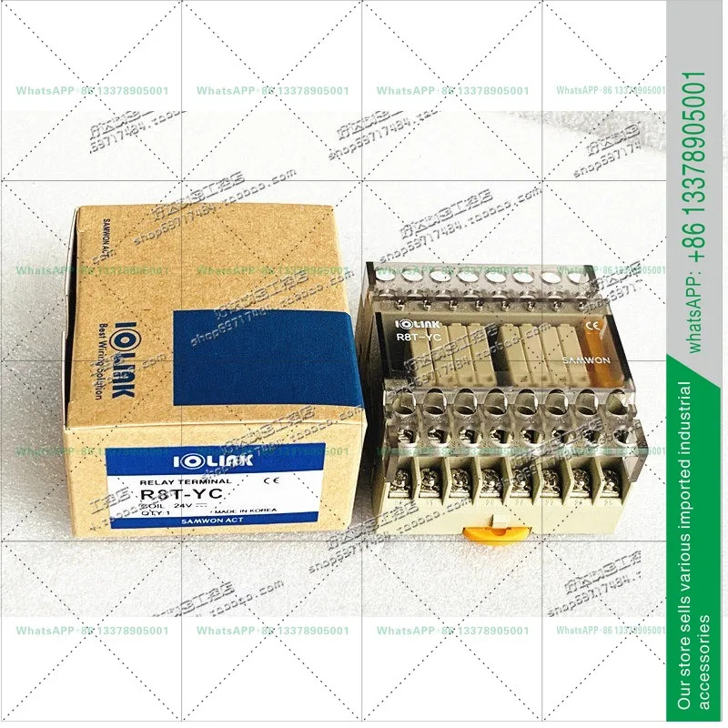 오리지널 3상 릴레이 모듈 R8G-24V R8T-24V 24VDC R8T-YC