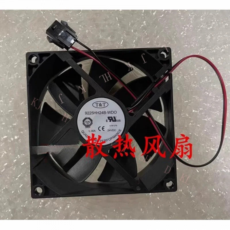 N FOR TT 9225HH24B-WDO DC24V 0.30A 9CM 2핀 무소음 냉각팬