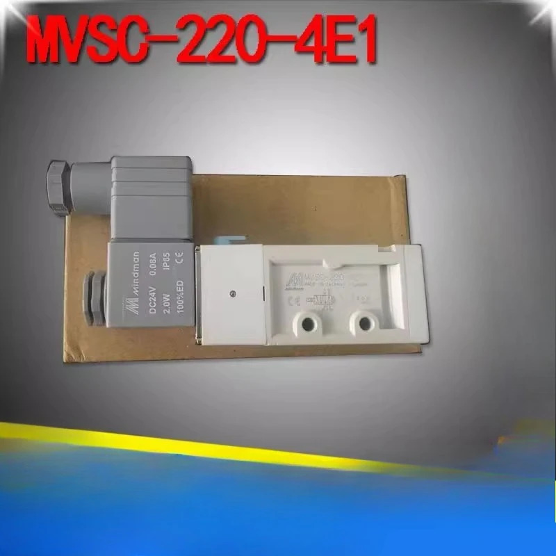 Jinqi Mindman 솔레노이드 밸브 MVSC-220-4E1 2위치 5방향 고주파