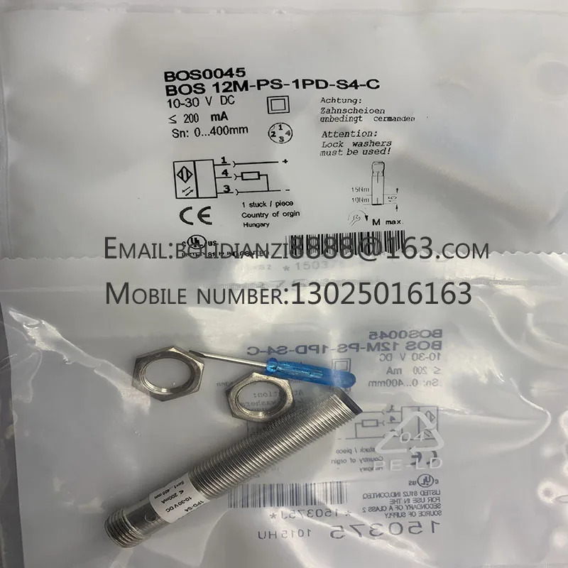 BOS 12M-PS-1PD-BO-C-03 오리지널 스위치 센서