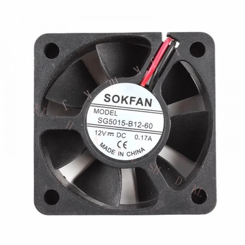 N FOR SOKFAN SG5015-B12-60 5015 12V 0.17A 인버터 볼 쿨링 팬