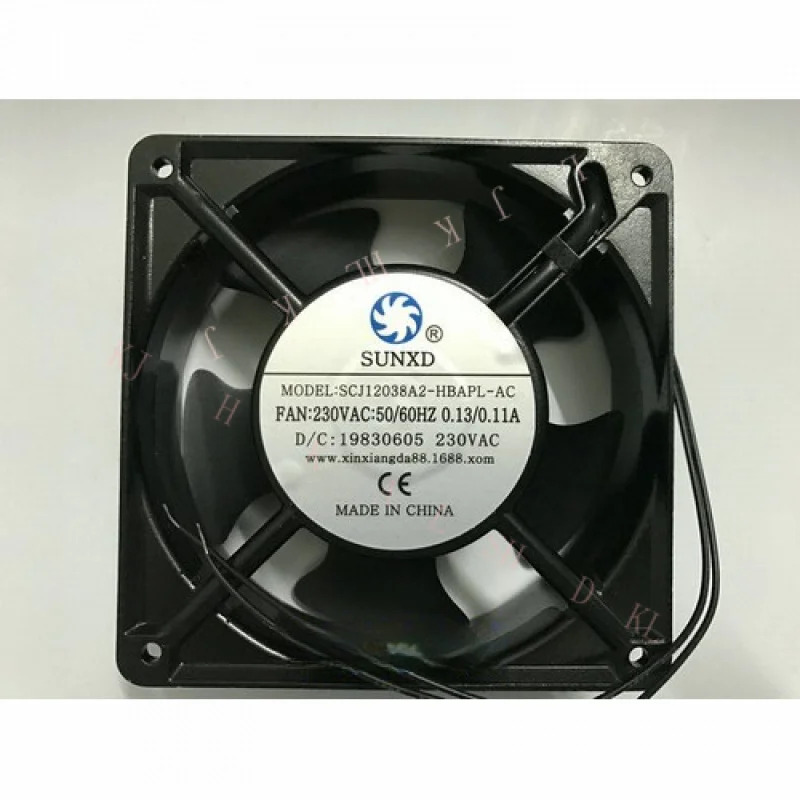 N FOR SUNXD SCJ12038A2-HBAPL-AC 230V 0.13/0.11A 12CM 2선식 냉각팬