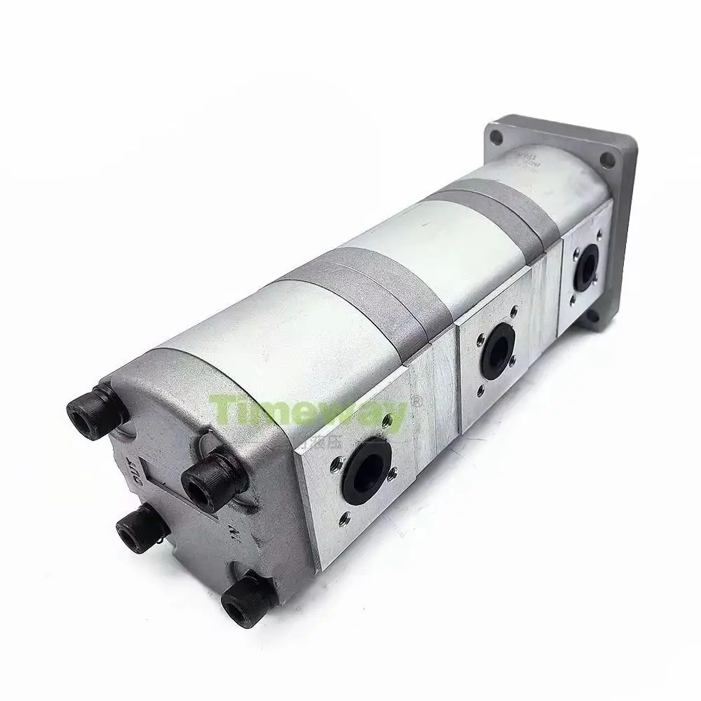 유압 기어 펌프 68651 트리플 교체 Kubota KX101 68651-61110 변위 샤프트 17mm 15 치아