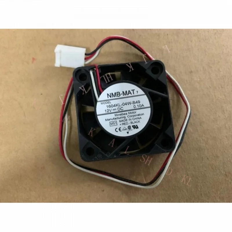 N 40x40x10mm 12V 0.1A 1604KL-04W-B49 전원 공급 팬 4010