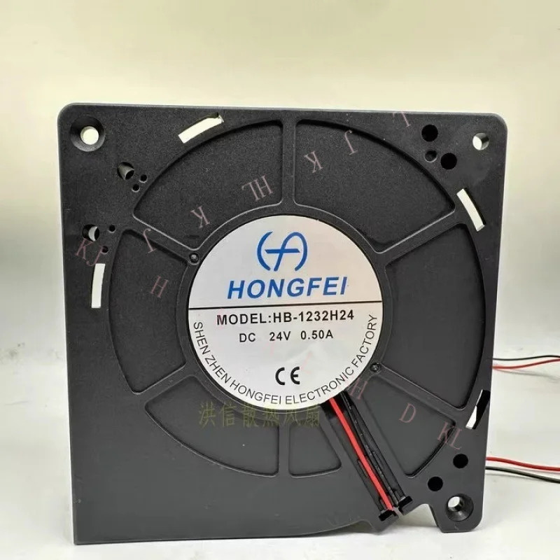 NN FOR HONGFEI HB-1232H24 24V 0.50A 12cm 2선 블로워 냉각팬
