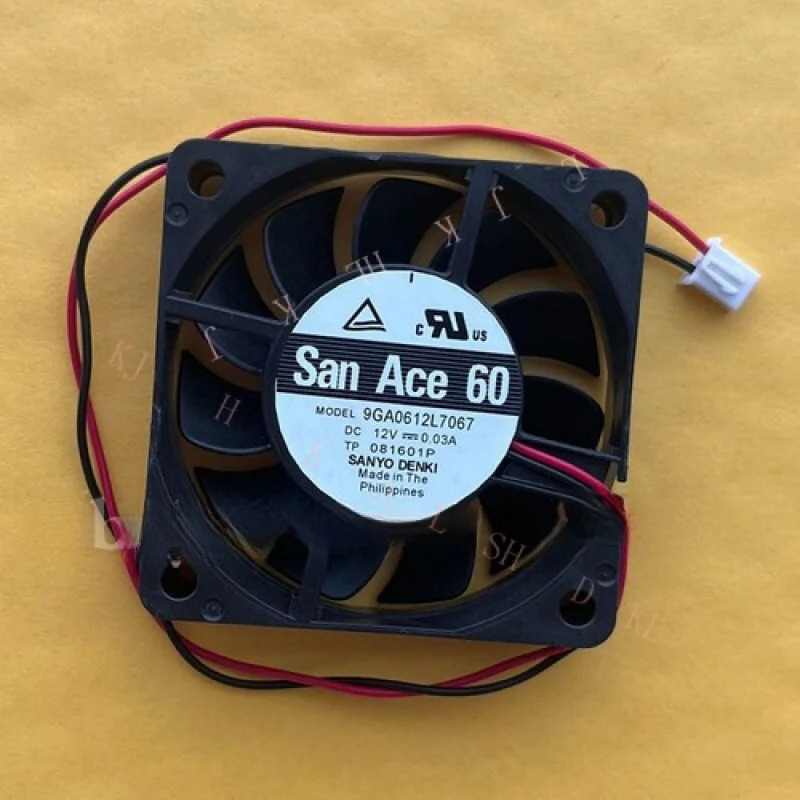N FOR Sanyo 9GA0612L7067 12V 0.03A 6015 6CM 무소음 DC 냉각팬