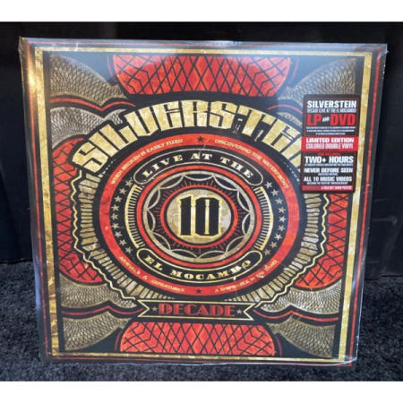 UnKnown [해외](수입 LP) Decade (Live at El Macambo) by Silverstein (Limited Color Vinyl + DVD) SEALED!