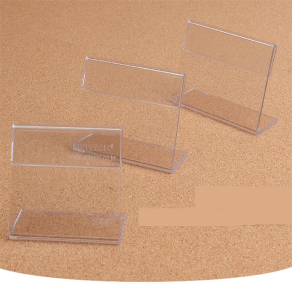 라이즈올 가로형 단면 쇼케이스 높이40mm 카페테이블메뉴 업소용POP디스플레이 - 상품 이미지