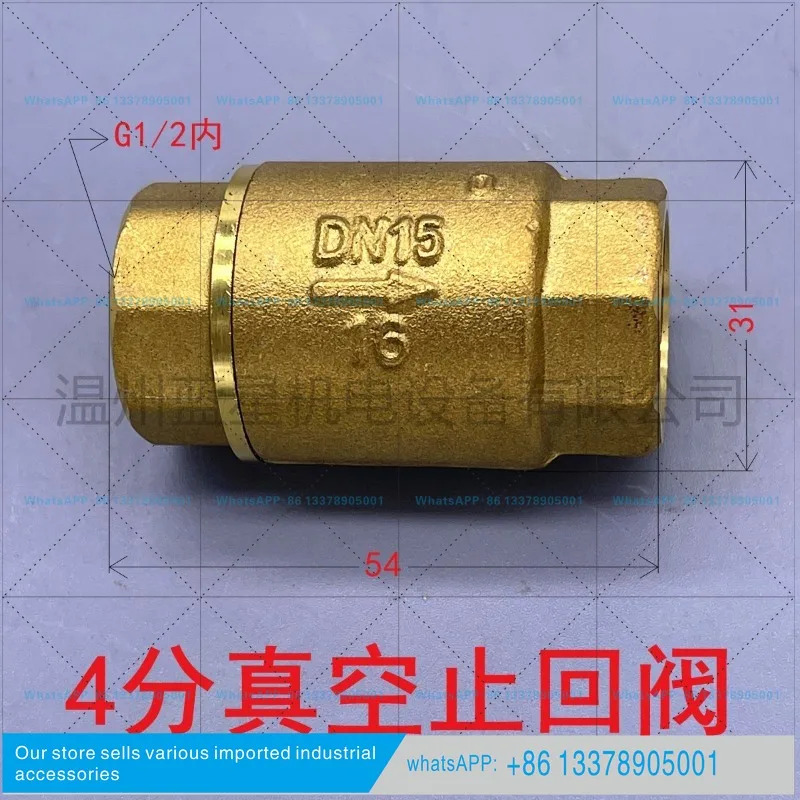블루진공펌프 체크밸브 ZHF-15 1/2 1 1.2 2인치