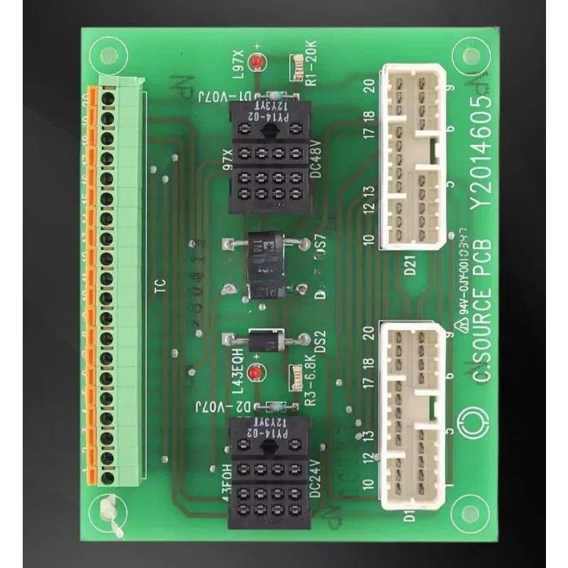 히타치 엘리베이터 자동차 지붕 릴레이 보드부품 C. PCB Y2014605 회로 기판