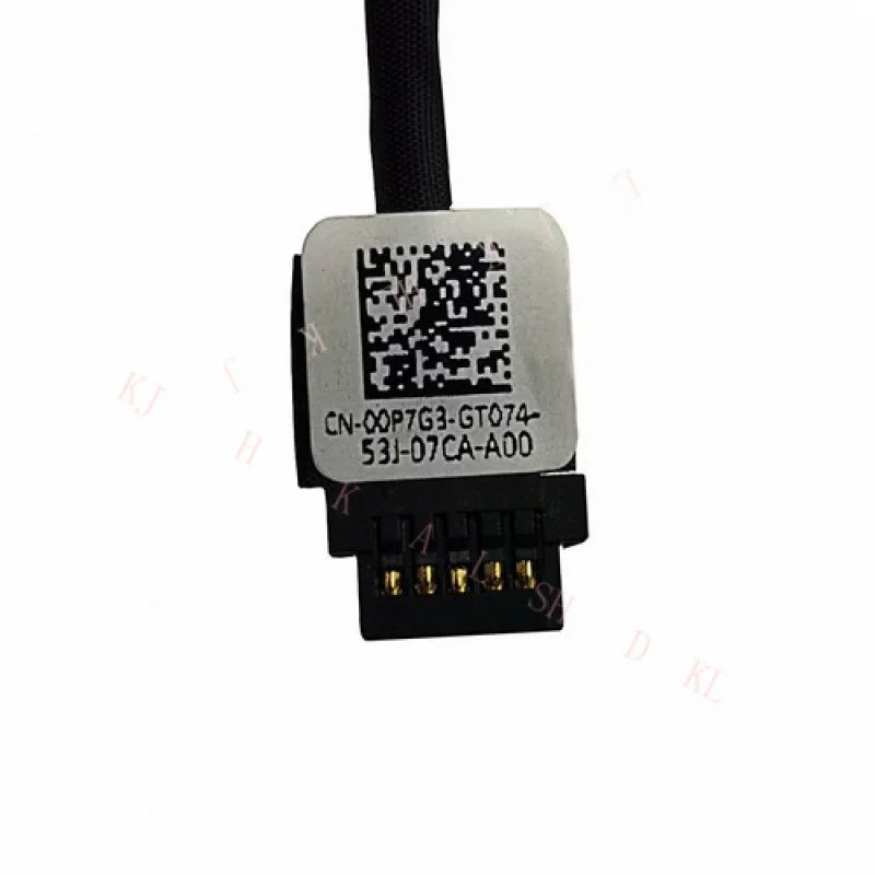 N 0P7G3 델 XPS 13 9343 9350 9360교체AC DC 전원 입력 잭케이블 포함