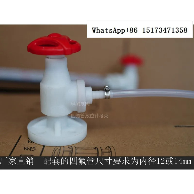 P-P 레벨 게이지 코르크 부식 방지 PTFE 튜브와 하는 Cuke PFA FEP F46