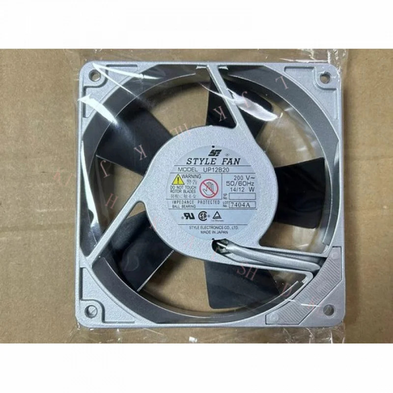 볼 베어링 팬 200V50/60Hz 120x120x25mm 14/12W 모델 UP12B20 스타일