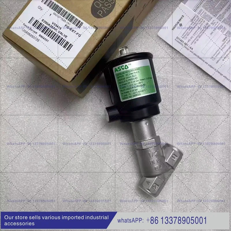E290A393VI 공압식 앵글 시트 밸브 G1/2나사