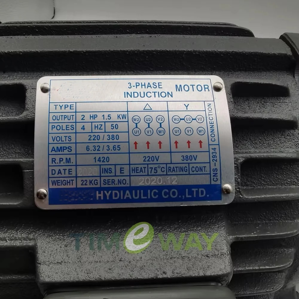 유압 베펌프 VCM-DF40-A-20A-10 전기 모터 펌프 그룹 전원 2hp호환 1.5KW 3