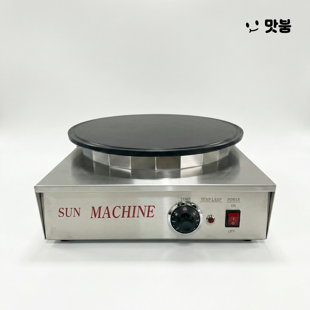 태양 크레페 기계 기름받이 전기 WBR-350S 크레페메이커 프랑스디저트 업소용 제품 이미지