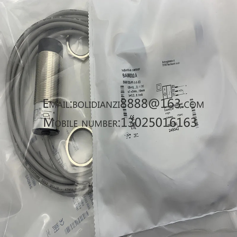 BAW M12MF2-UAC40F-BP005-GS04 오리지널 스위치 센서