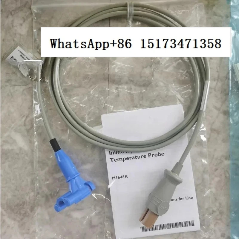 PiCCO 연속 코어 변위 기술 메라M1646A연결된 원본 모니터 온도 프로브