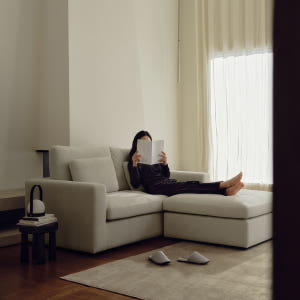 S03 패브릭소파 소파베드 스툴포함, 페일그레이, 2인용,3인용 솔직 후기 | 실제 배치 사진 포함 - 상품 이미지 2
