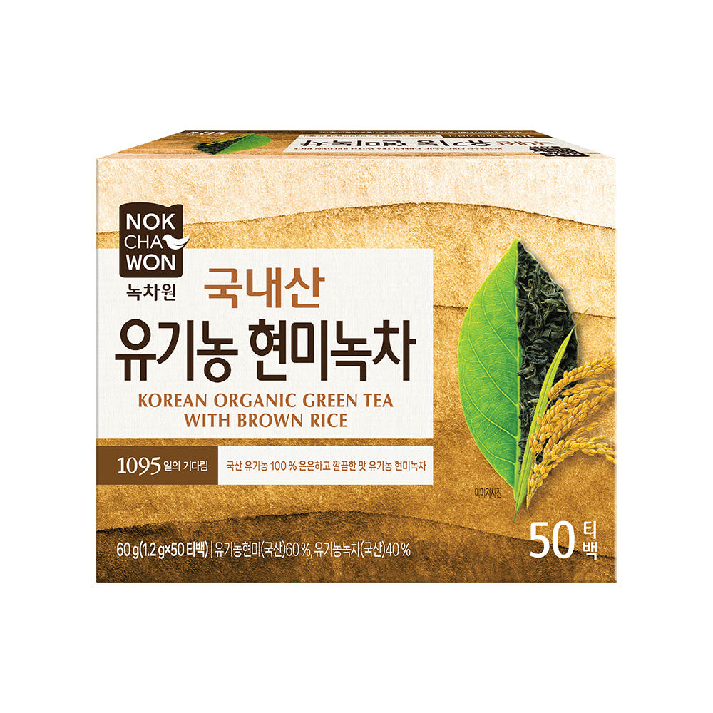녹차원 유기농현미녹차 50티백
