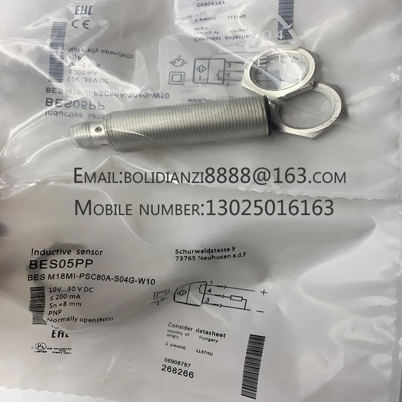 BES05PP BES M18MI-PSC80A-S04G-W10 오리지널 스위치 센서