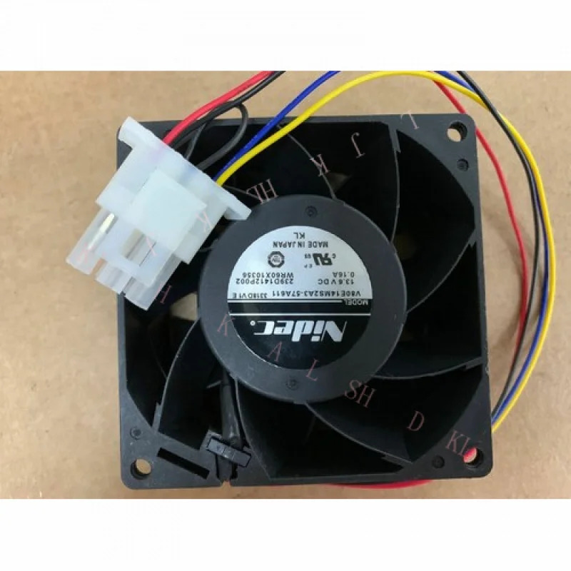 NIDEC DC13.6V V80E14MS2A7A611 0.16A 239D1412P002 GE WR60X10356 팬 Z88N