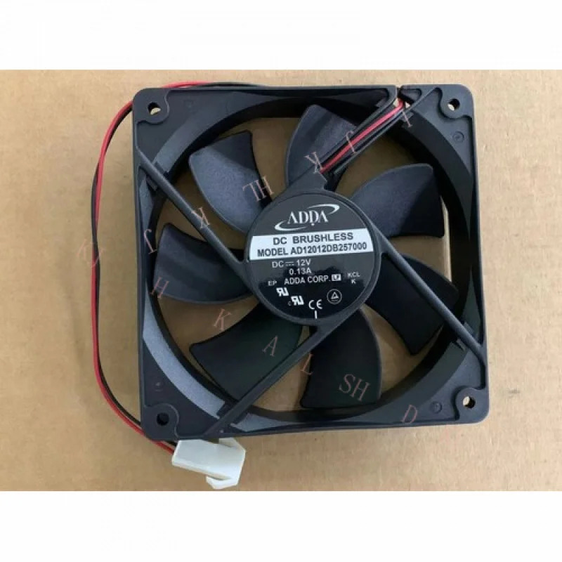 N for ADDA AD12012DB257000 12CM 12V 0.13A 컴퓨터 케이스 초저소음 냉각팬
