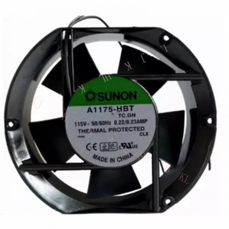 N FOR SUNON A1175-HBT TC.GN 17251 115V 0.22A-0.23A 금속 프레임 냉각팬