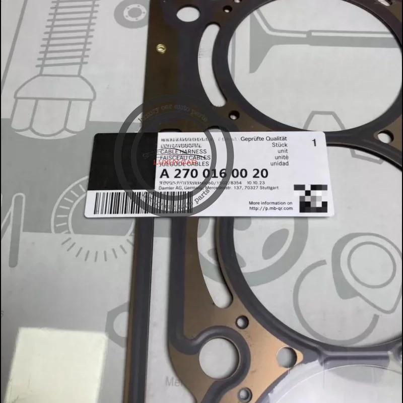메르세데스-벤츠호환 M270 W176 C117 X117 X156 CLA260 GLA260 A180 B180 CLA180 A270 016 0020 실린더 헤드 켓